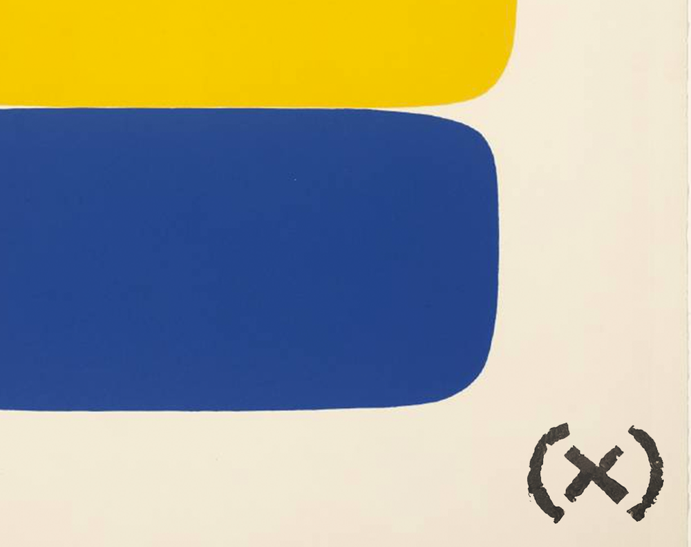 Kelly's Yellow Over Blue